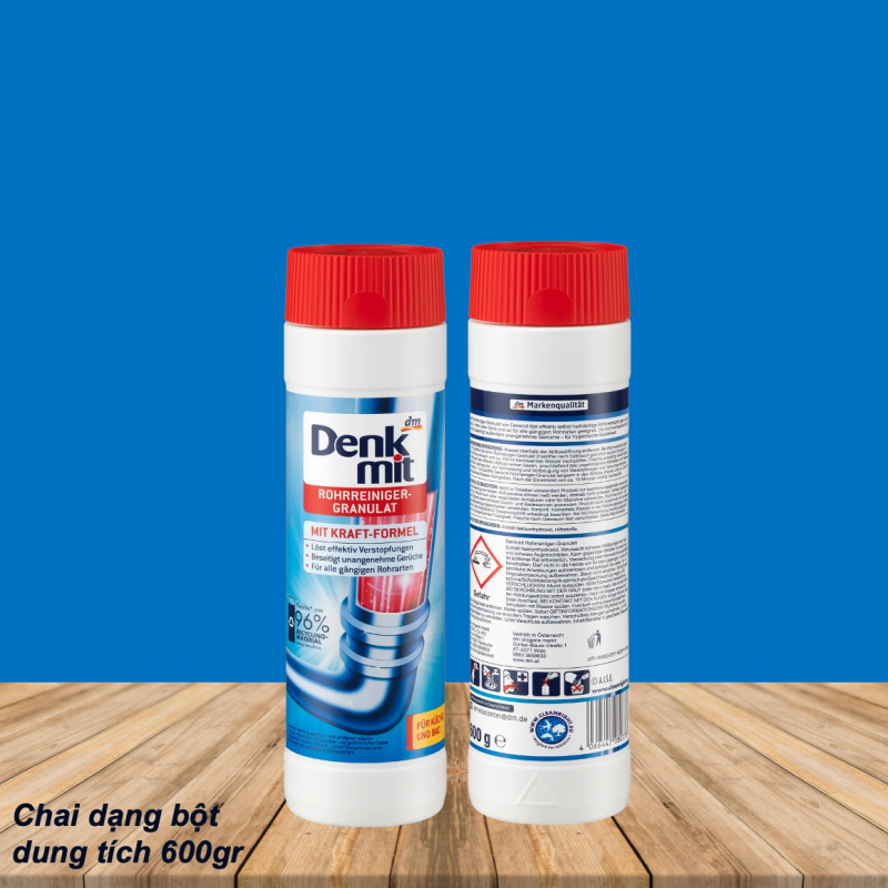 Hướng Dẫn Sử Dụng Bột Thông Cống Denkmit Chi Tiết